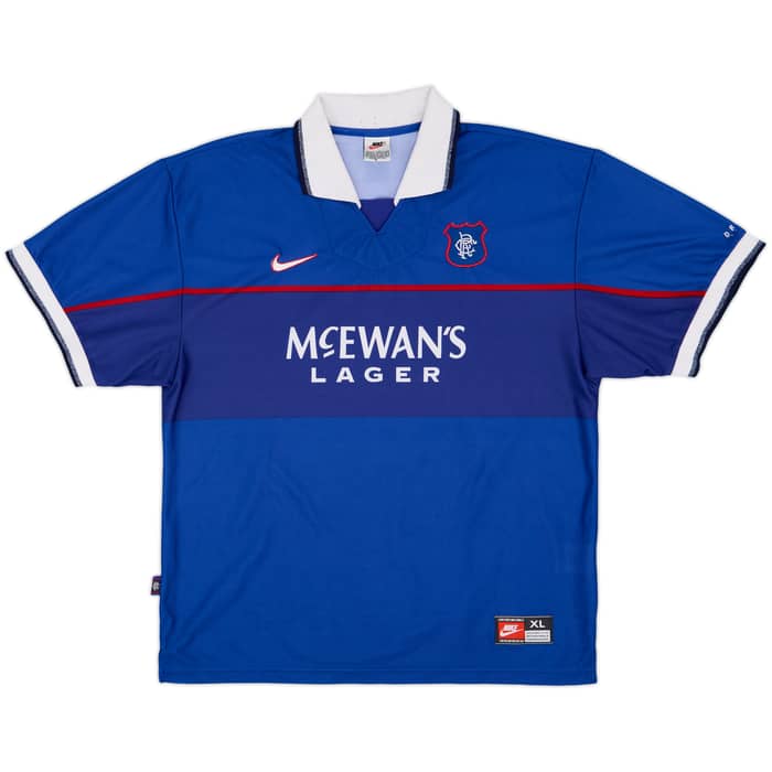 1997-99 Rangers Home Shirt Negri #9 - 9/10 - (XL)