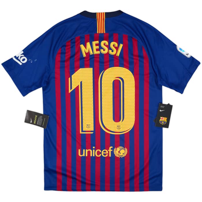 2018-19 Barcelona Home Shirt Messi #10 (S)
