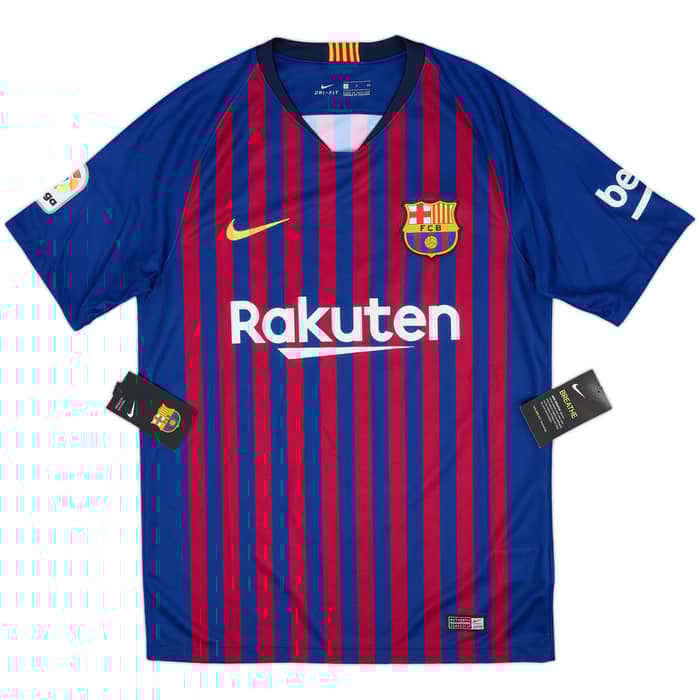 2018-19 Barcelona Home Shirt Messi #10 (S)