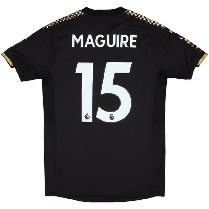 2017-18 Leicester Away Shirt Maguire #15 (S)
