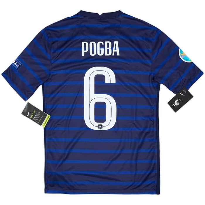 2020-21 France Home Shirt Pogba #6 (S)