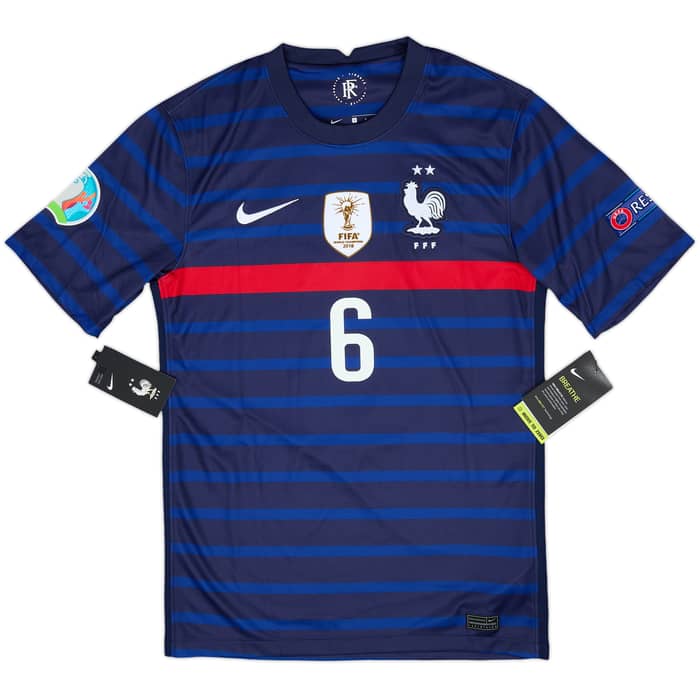 2020-21 France Home Shirt Pogba #6 (S)
