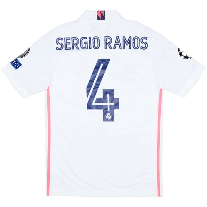 2020-21 Real Madrid Home Shirt Sergio Ramos #4 (S)