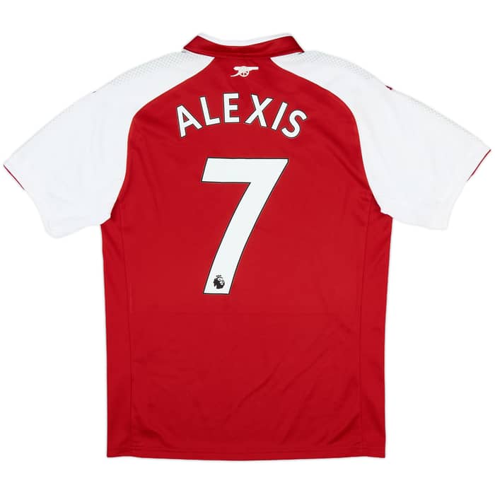2017-18 Arsenal Home Shirt Alexis #7 (S)