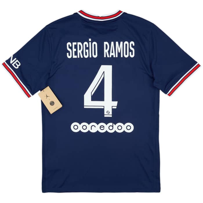 2021-22 Paris Saint-Germain Home Shirt Sergio Ramos #4 (S)