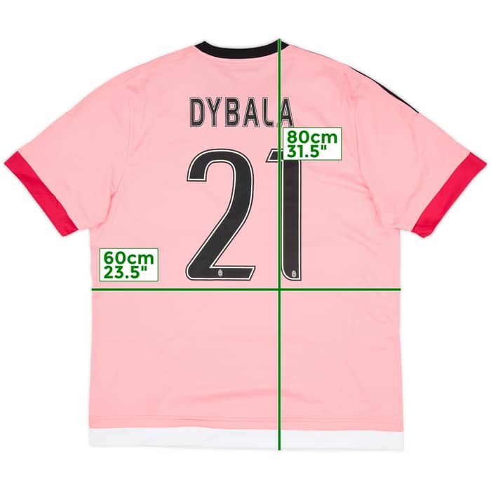 2015-16 Juventus Away Shirt Dybala #21 (XL)