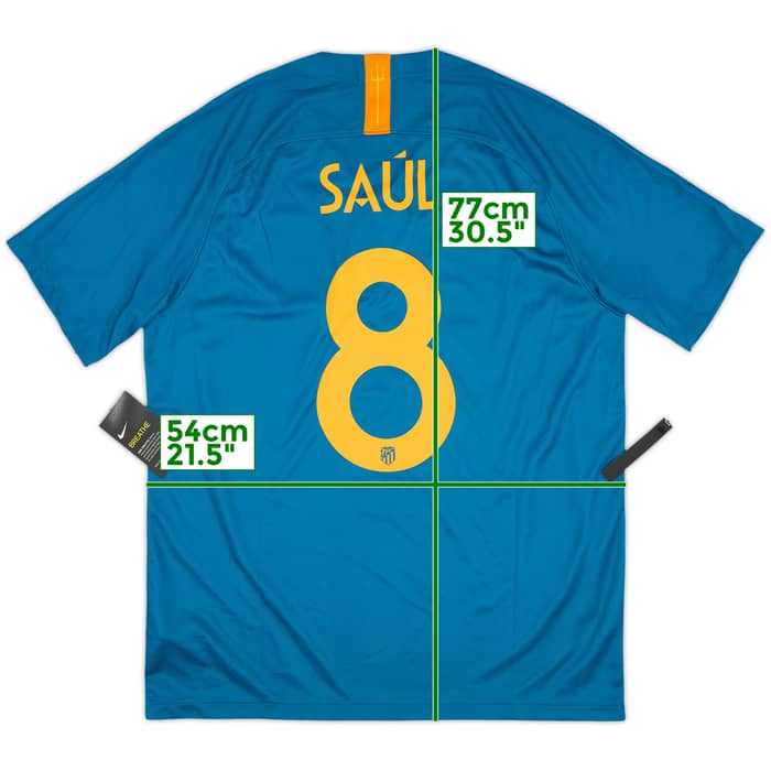 2018-19 Atletico Madrid Third Shirt Saul #8 (L)