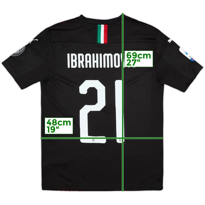 2019-20 AC Milan Third Shirt Ibrahimovic #21 (S)