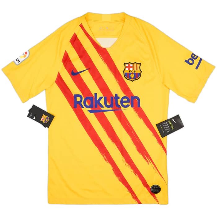 2019-20 Barcelona 'Senyera' Fourth Shirt Messi #10 (S)
