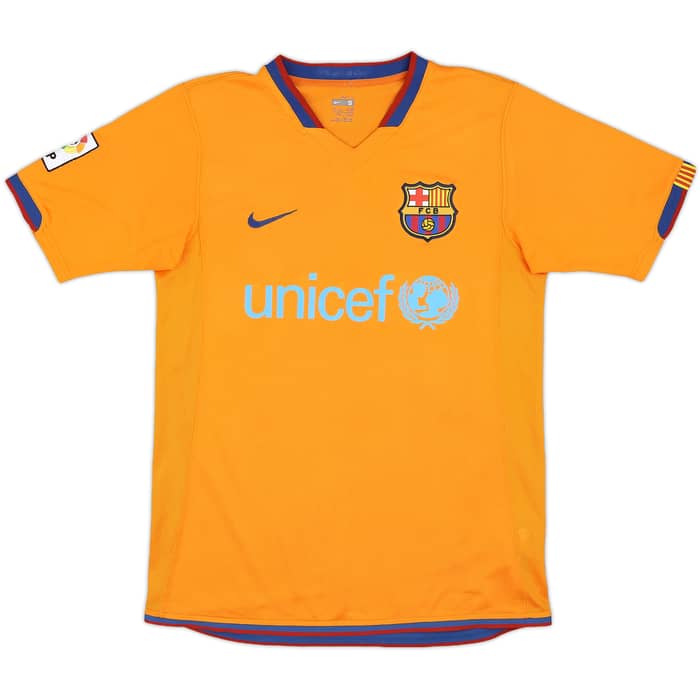 2006-08 Barcelona Away Shirt Ronaldinho #10 - 7/10 - (S)