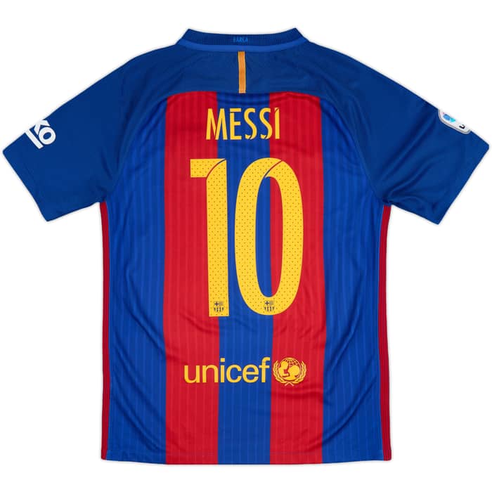 2016-17 Barcelona Home Shirt Messi #10 - 6/10 - (S)