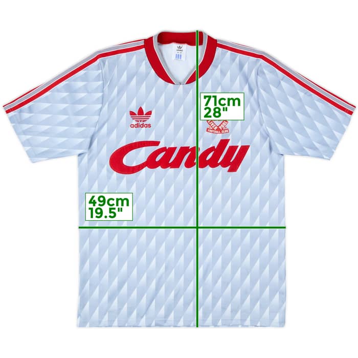 1989-91 Liverpool Away Shirt - 8/10 - (S)
