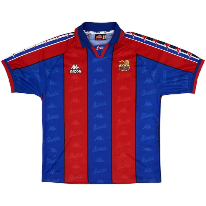 1995-97 Barcelona Home Shirt - 9/10 - (L)
