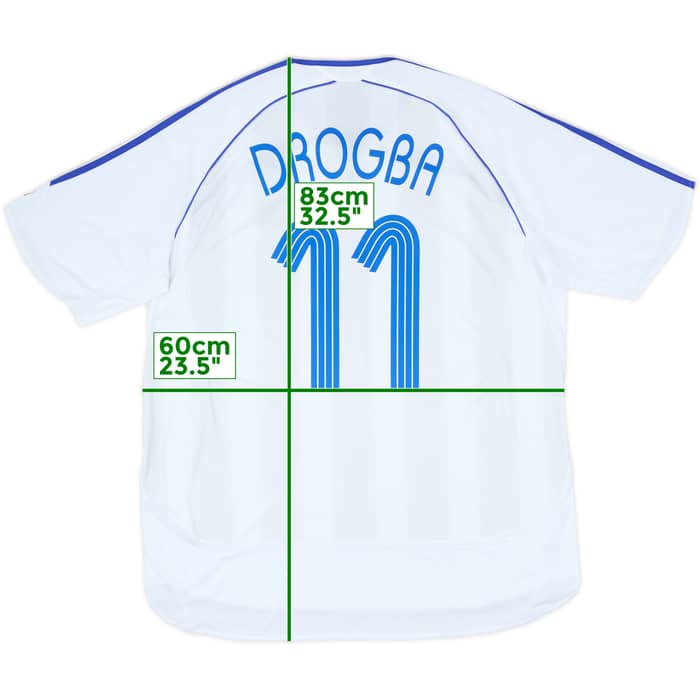 2006-07 Chelsea Away Shirt Drogba #11 - 8/10 - (XL)