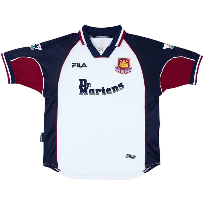 1999-01 West Ham Away Shirt Di Canio #10 - 8/10 - (XL)