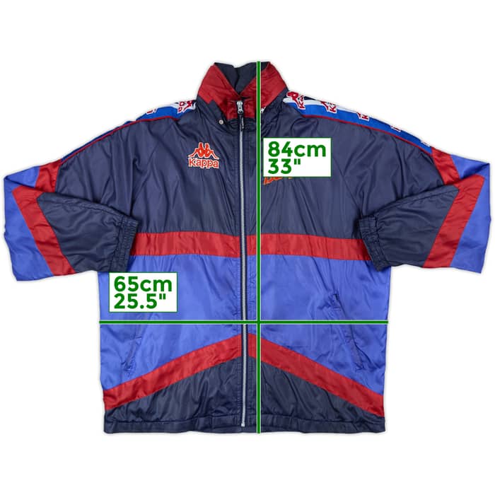 1995-97 Barcelona Kappa Hooded Rain Jacket - 8/10 - (L)