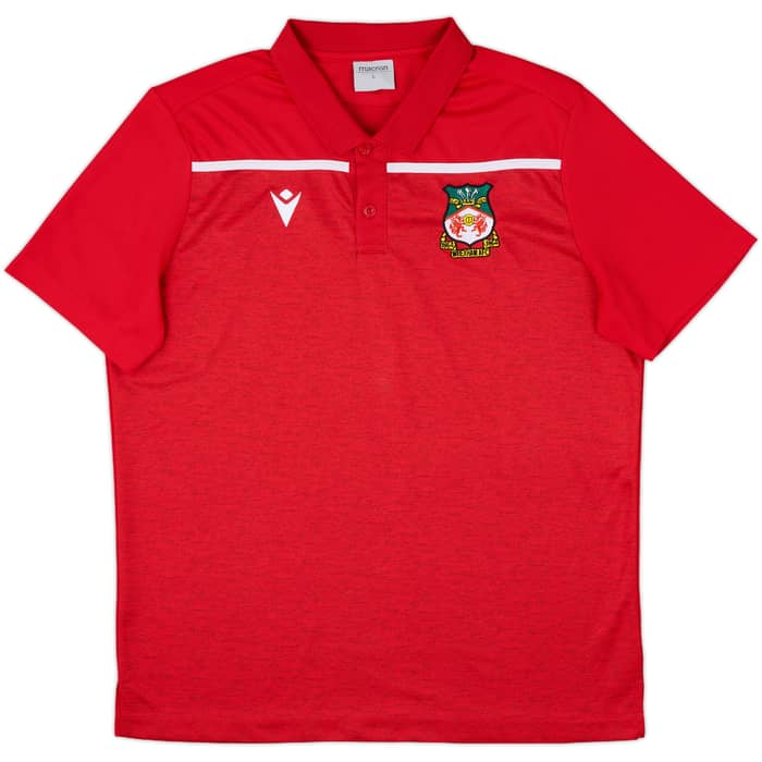 2018-19 Wrexham Macron Polo Shirt - 8/10 - (L)