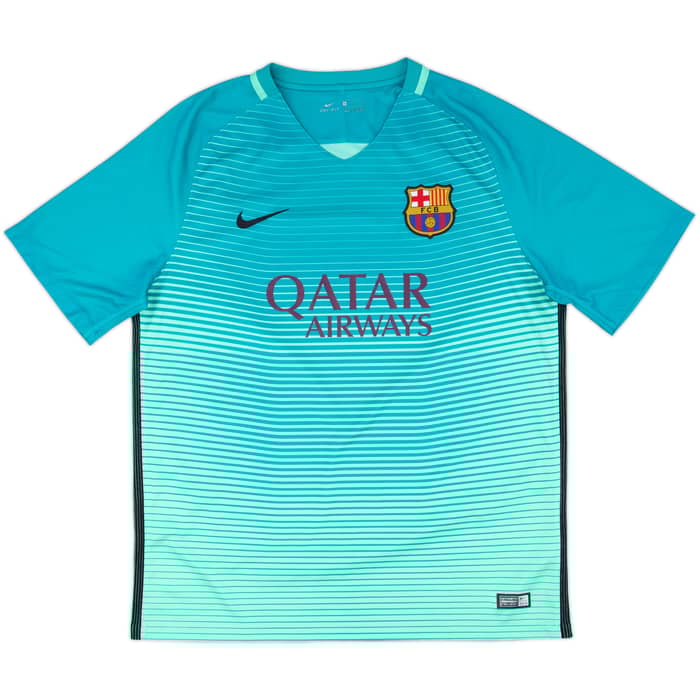 2016-17 Barcelona Third Shirt Suarez #9 - 10/10 - (XL)