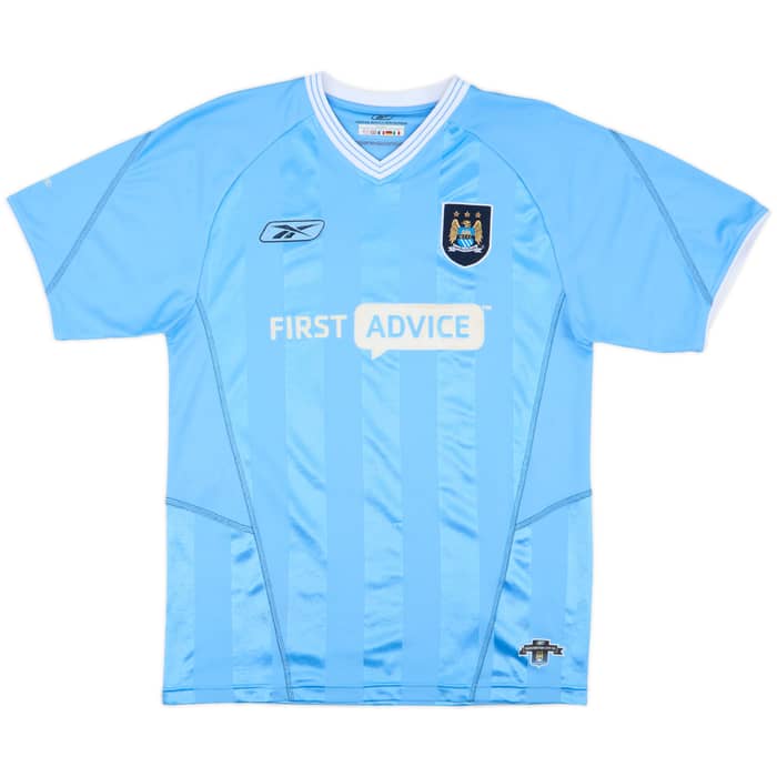 2003-04 Manchester City Home Shirt Anelka #39 - 6/10 - (S)