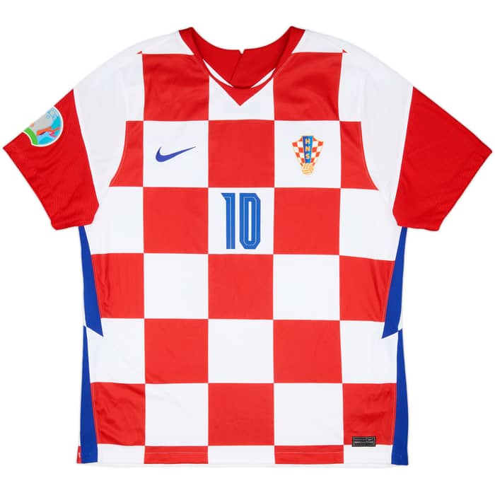 2020-21 Croatia Home Shirt Modric #10 - 8/10 - (XL)