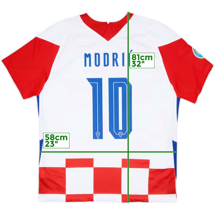 2020-21 Croatia Home Shirt Modric #10 - 8/10 - (XL)