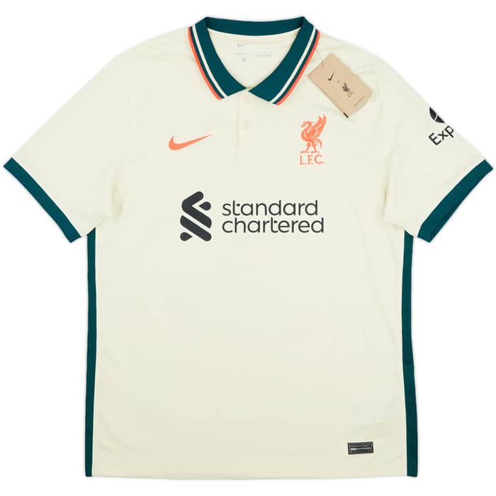 2021-22 Liverpool Away Shirt Virgil #4 (L)