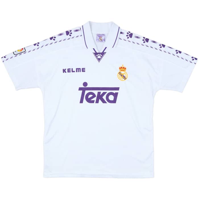 1996-97 Real Madrid Home Shirt - 8/10 - (XL)