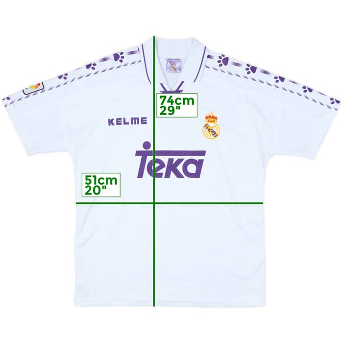 1996-97 Real Madrid Home Shirt - 8/10 - (XL)