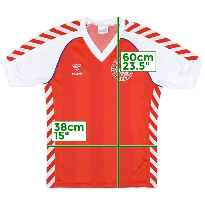 1984-86 Denmark Home Shirt - 7/10 - (S)