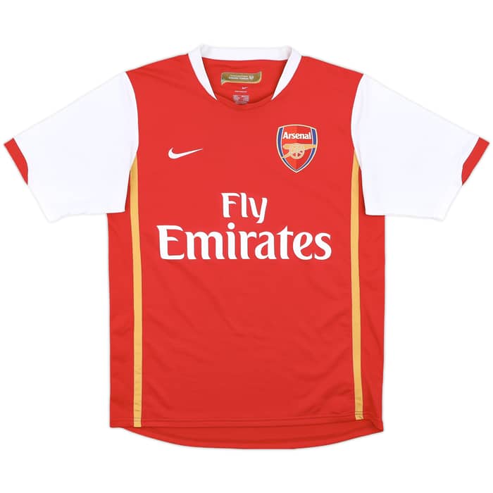 2006-08 Arsenal Home Shirt Fabregas #4 - 6/10 - (S)