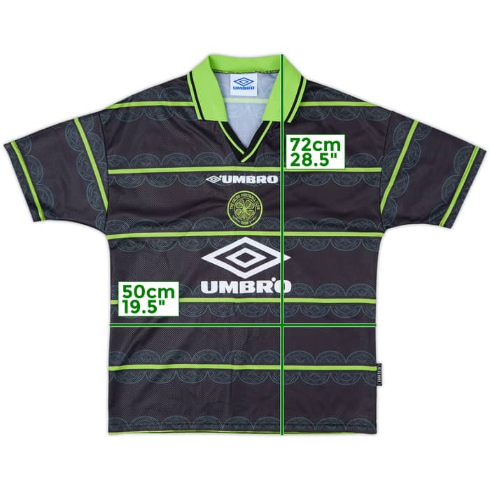 1998-99 Celtic Away Shirt - 10/10 - (Y)