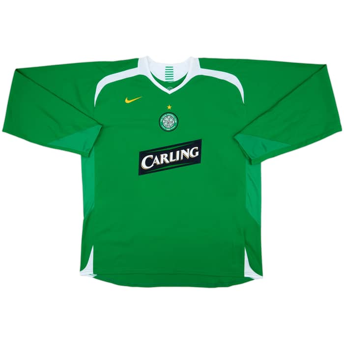 2005-06 Celtic Away L/S Shirt Nakamura #25 - 10/10 - (XXL)