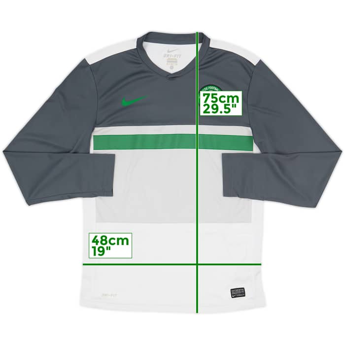 2011-12 Celtic Nike Training L/S Shirt - 8/10 - (M)