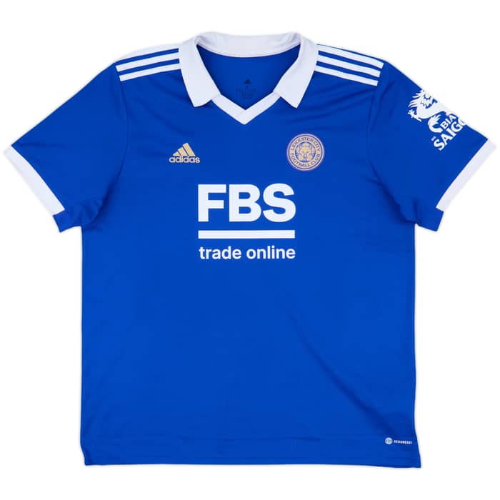 2022-23 Leicester Home Shirt Vardy #9 - 8/10 - (XL)