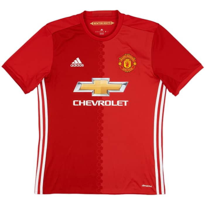 2016-17 Manchester United Home Shirt Ibrahimovic #9 - 8/10 - (M)