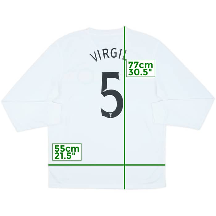 2014-15 Celtic European Third L/S Shirt Virgil #5 - 8/10 - (L)
