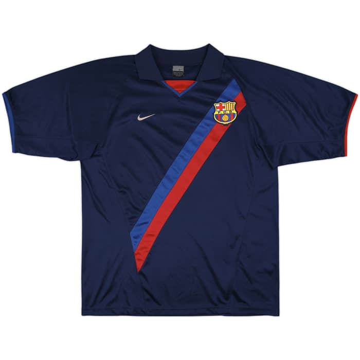 2002-03 Barcelona Basic Away Shirt - 9/10 - (XL)