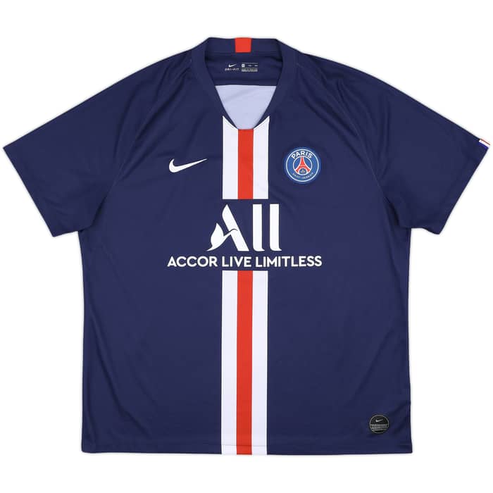 2019-20 Paris Saint-Germain Home Shirt Mbappe #7 - 9/10 - (XXL)