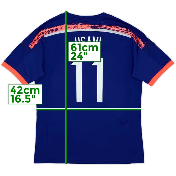 2013-15 Japan Home Shirt Usami #11 - 8/10 - (L.Boys)