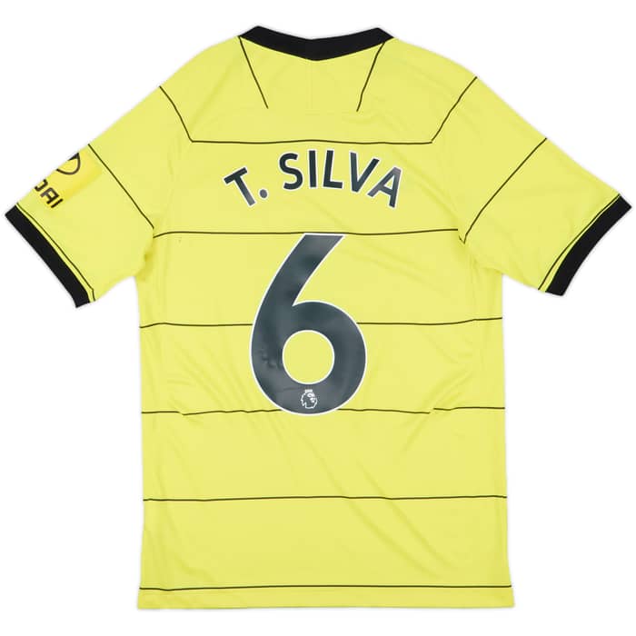 2021-22 Chelsea Away Shirt T.Silva #6 - 7/10 - (S)