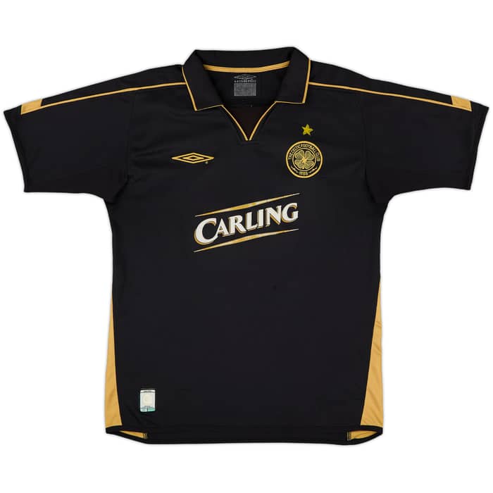 2003-04 Celtic Away Shirt Larsson #7 - 5/10 - (S)