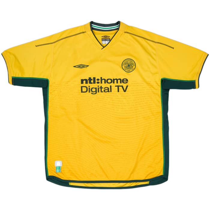 2002-03 Celtic Away Shirt Lambert #14 - 6/10 - (XL)