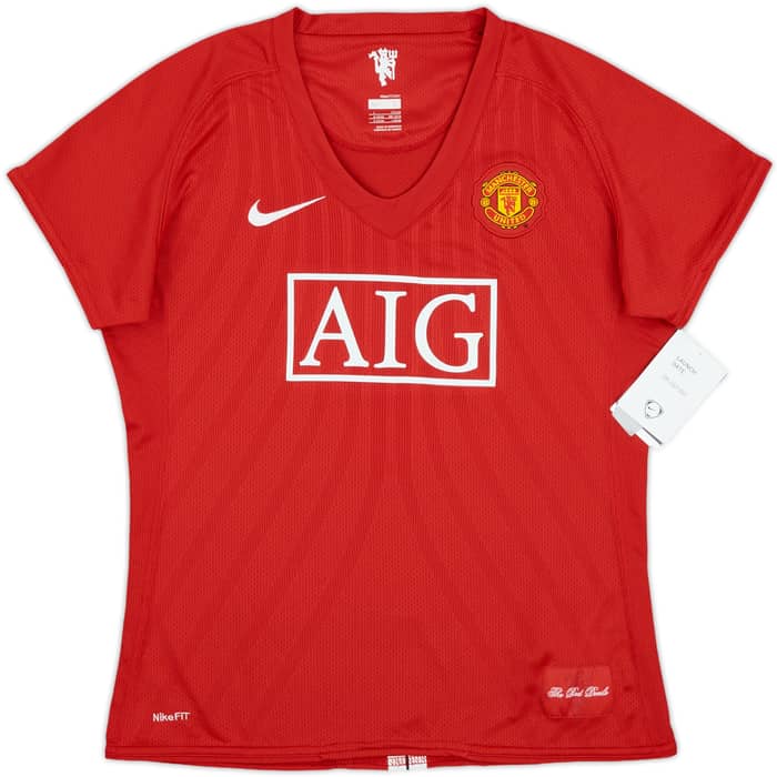 2007-09 Manchester United Home Shirt (Women's L)