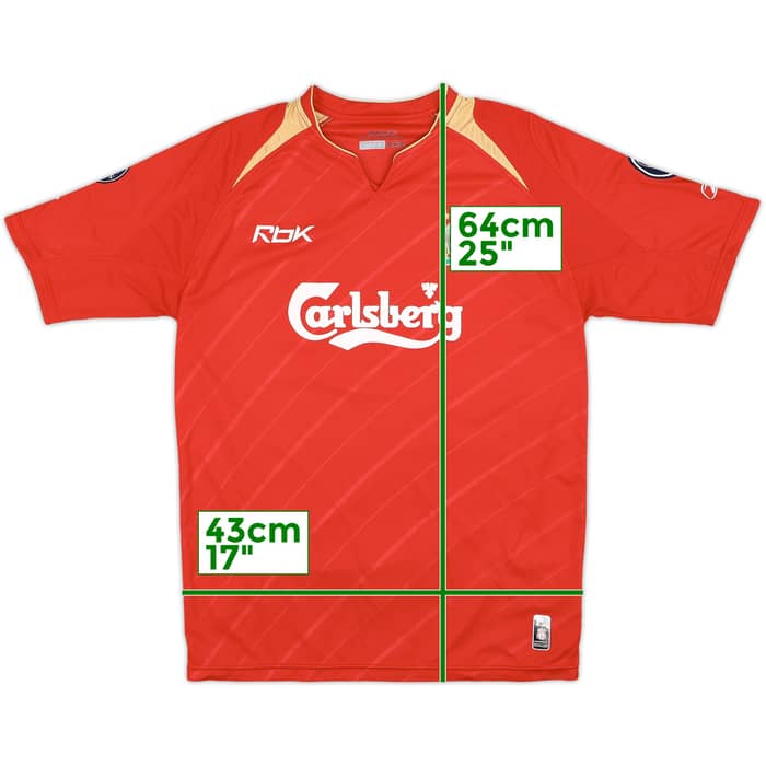 2005-06 Liverpool CL Home Shirt - 7/10 - (M)
