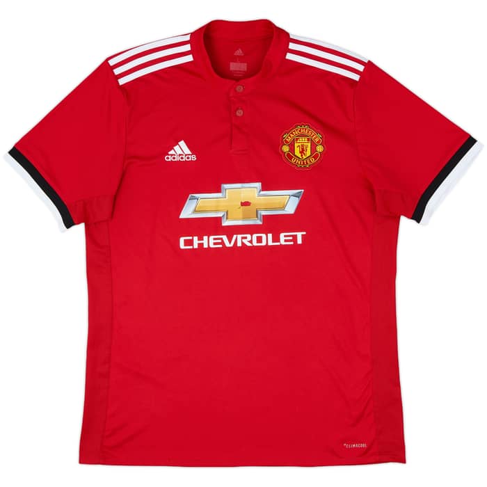 2017-18 Manchester United Home Shirt - 4/10 - (L)