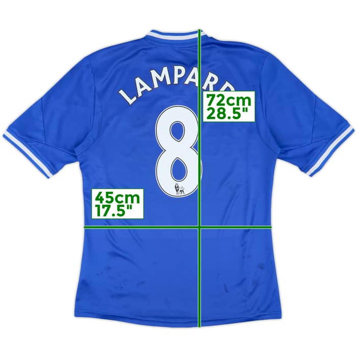 2013-14 Chelsea Home Shirt Lampard #8 - 5/10 - (M)