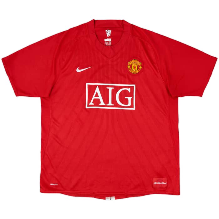 2007-09 Manchester United Home Shirt Rooney #10 - 5/10 - (XL)