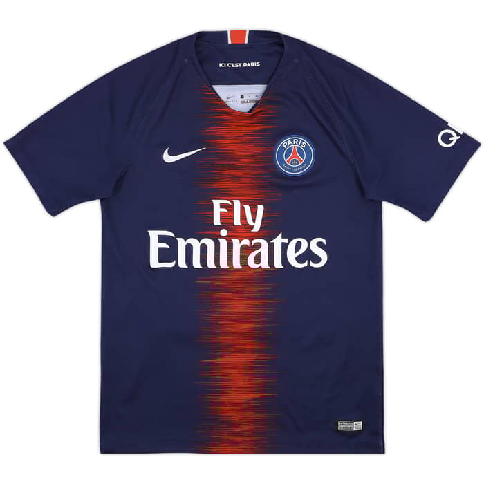 2018-19 Paris Saint-Germain Home Shirt Mbappe #7 - 7/10 - (S)