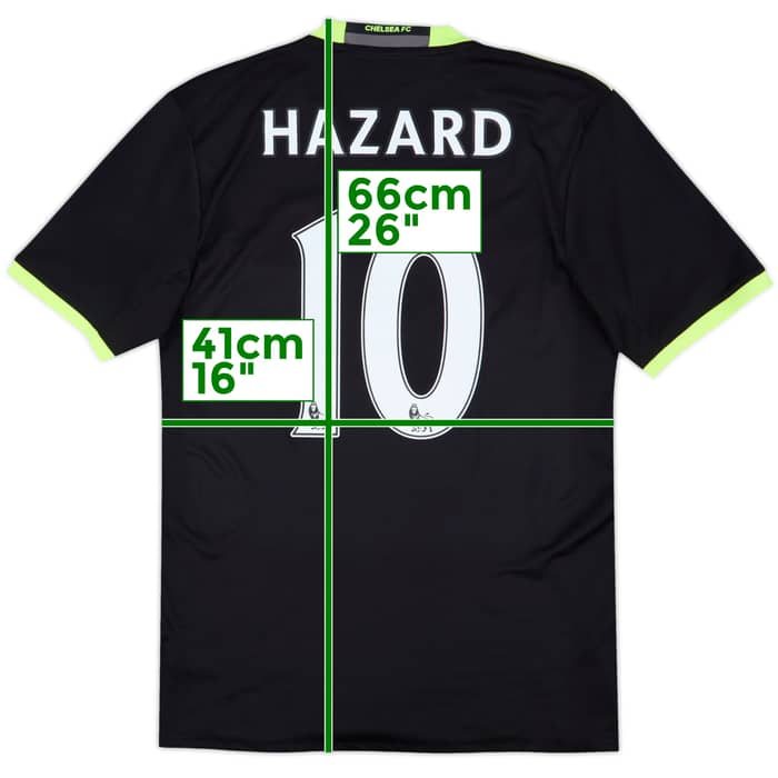 2016-17 Chelsea Away Shirt Hazard #10 - 6/10 - (S)