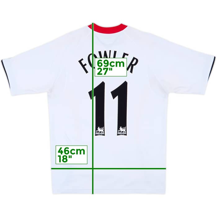 2005-06 Liverpool Away Shirt Fowler #11 - 6/10 - (M)